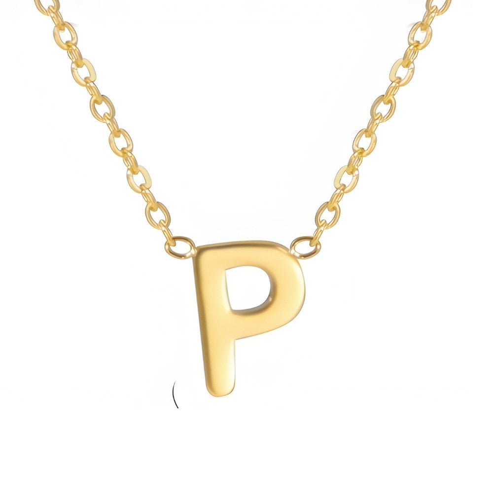 Colar de Inicial Dourada Chic Love Letter