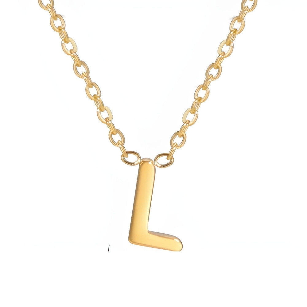 Colar de Inicial Dourada Chic Love Letter