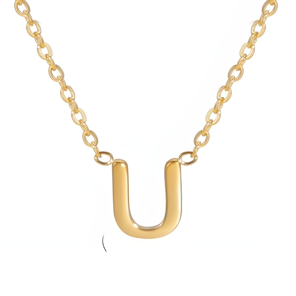 Colar de Inicial Dourada Chic Love Letter