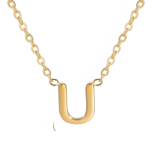 Colar de Inicial Dourada Chic Love Letter