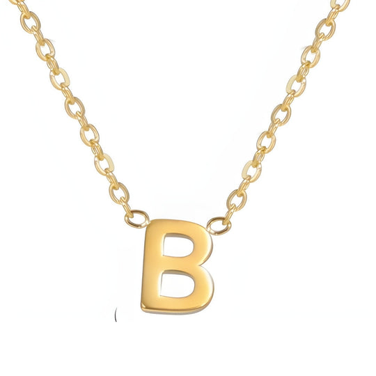 Colar de Inicial Dourada Chic Love Letter