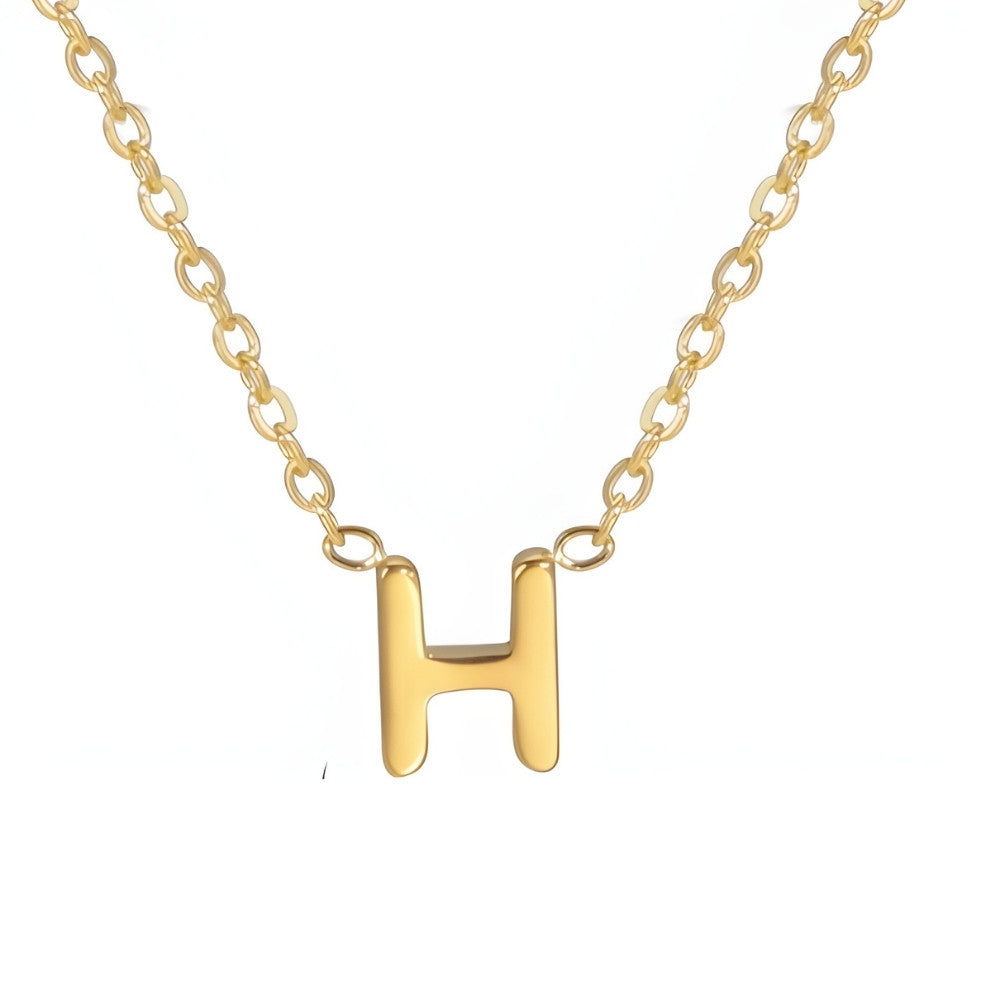 Colar de Inicial Dourada Chic Love Letter