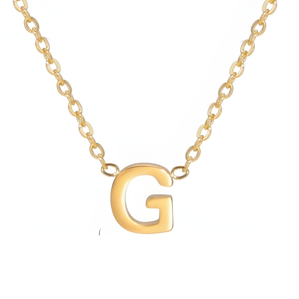 Colar de Inicial Dourada Chic Love Letter