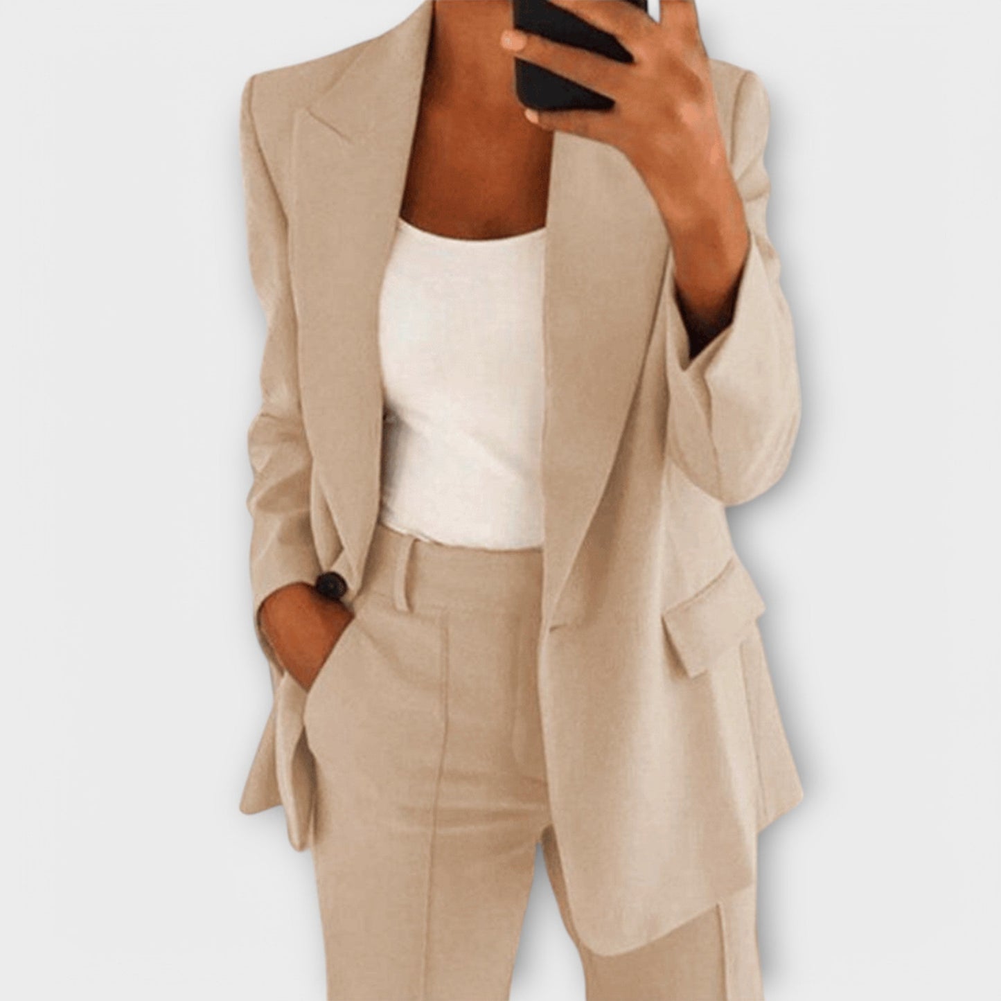 Aurora Conjunto Elegante de 2 Peças para Mulheres