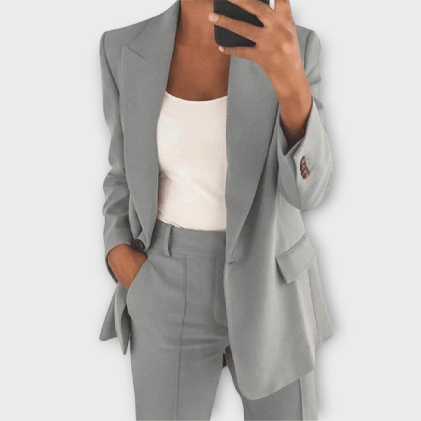 Aurora Conjunto Elegante de 2 Peças para Mulheres