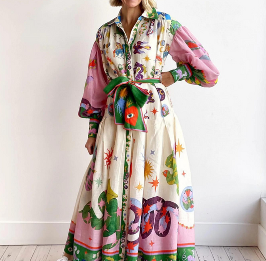 Celia | Vestido Maxi Italiano