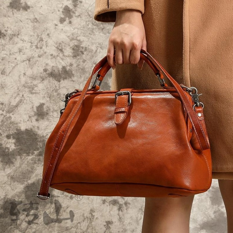 Bolsa de Ombro Feminina em Couro Legítimo