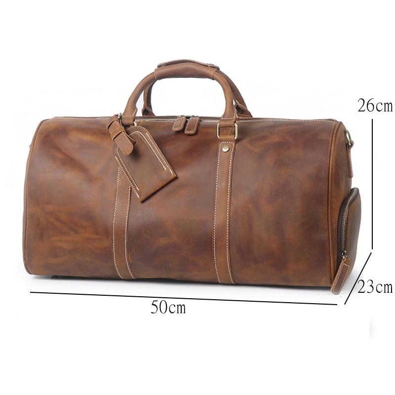 Bolsa de Viagem de Couro Legítimo