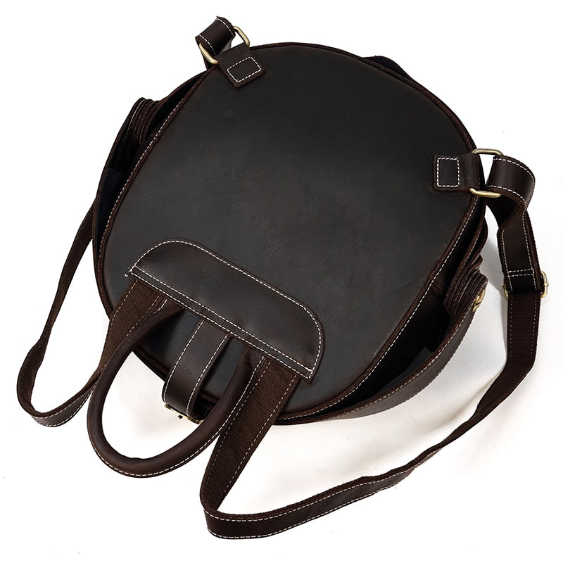 Mochila de Couro Estilo Besouro para Mulheres