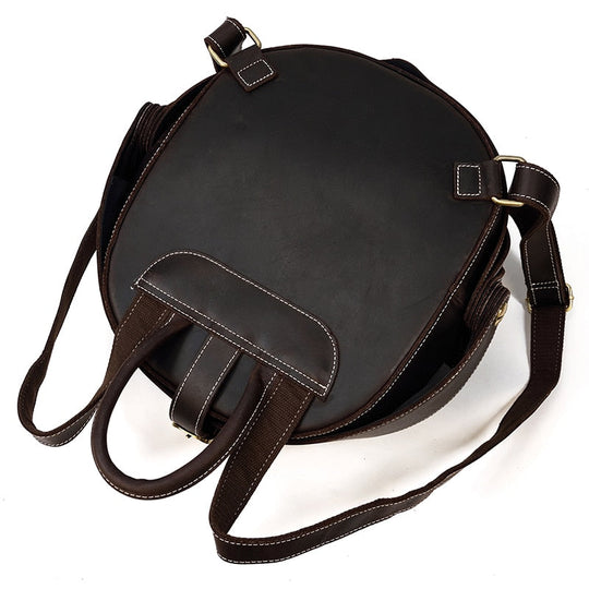 Mochila de Couro Estilo Besouro para Mulheres