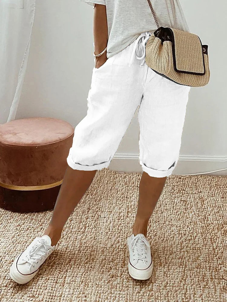 LUI™ – SHORTS DE ALGODÃO LEVE