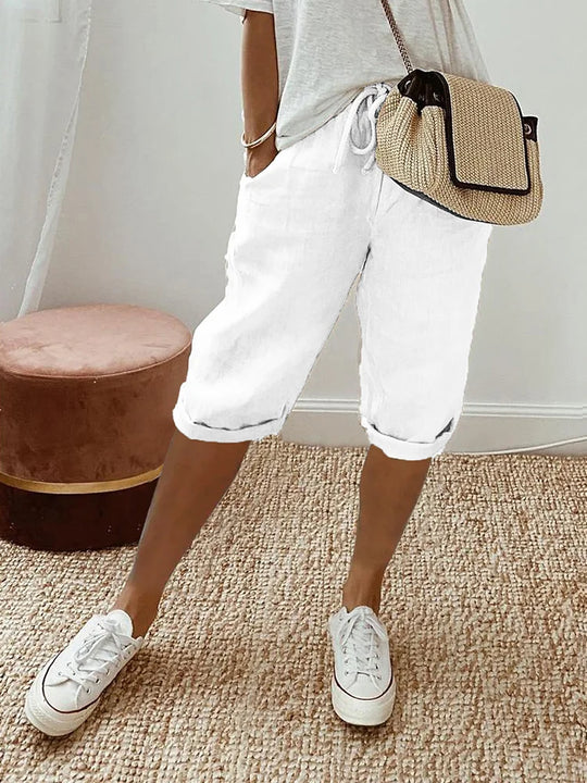 LUI™ – SHORTS DE ALGODÃO LEVE