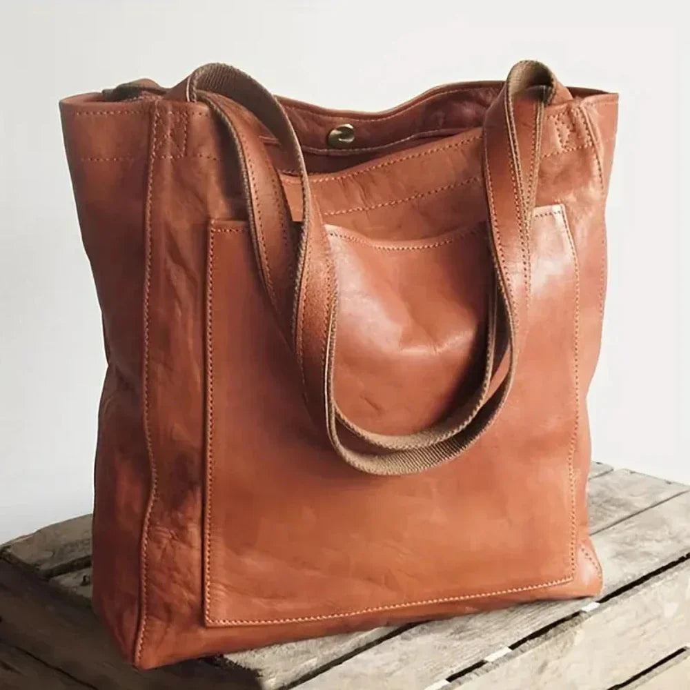 Carol - Bolsa Tote de Couro Moderna e Chic