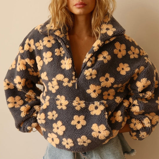 Blusa de Lã Quentinha Bloom