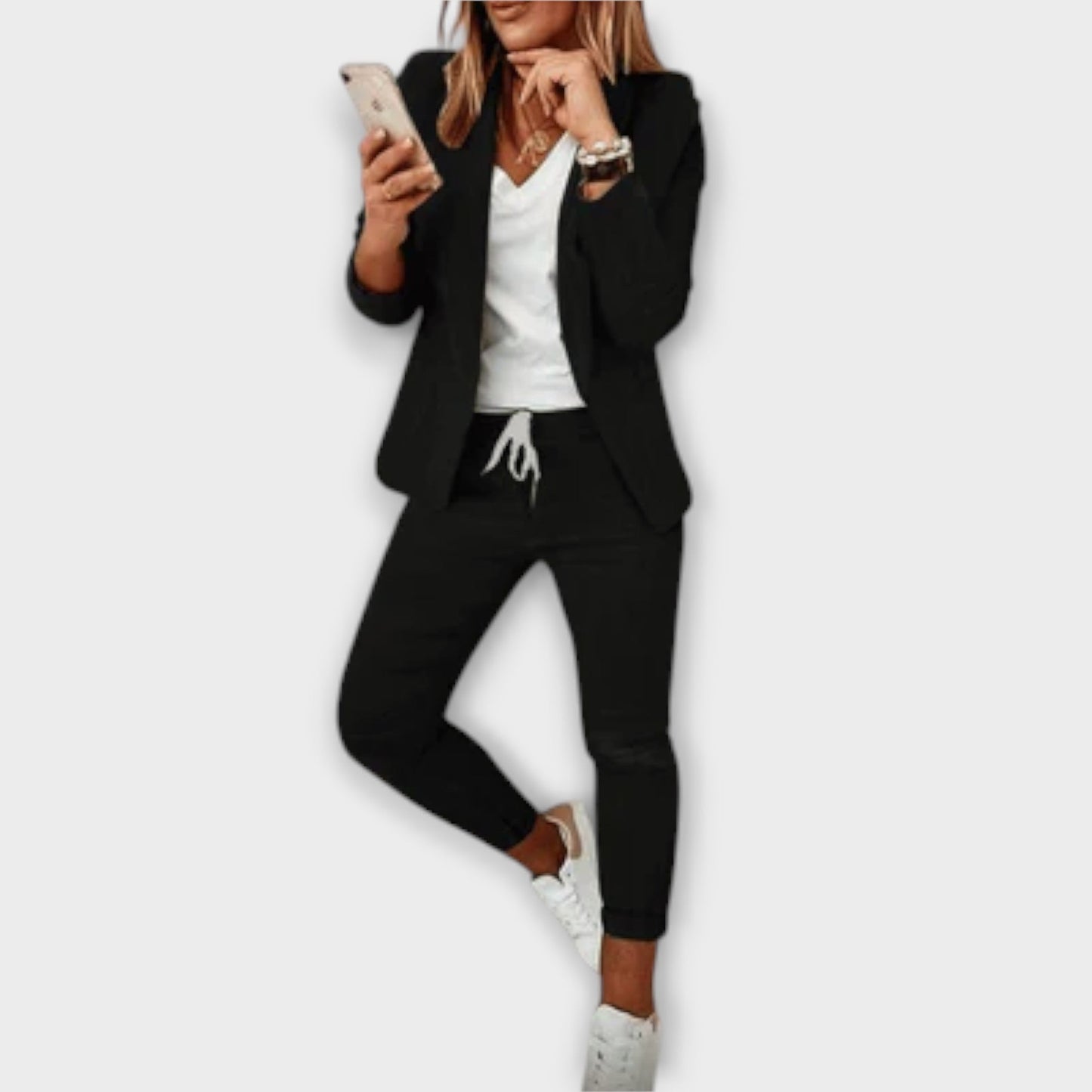 Sophia – Conjunto de Blazer Elegante e Confortável