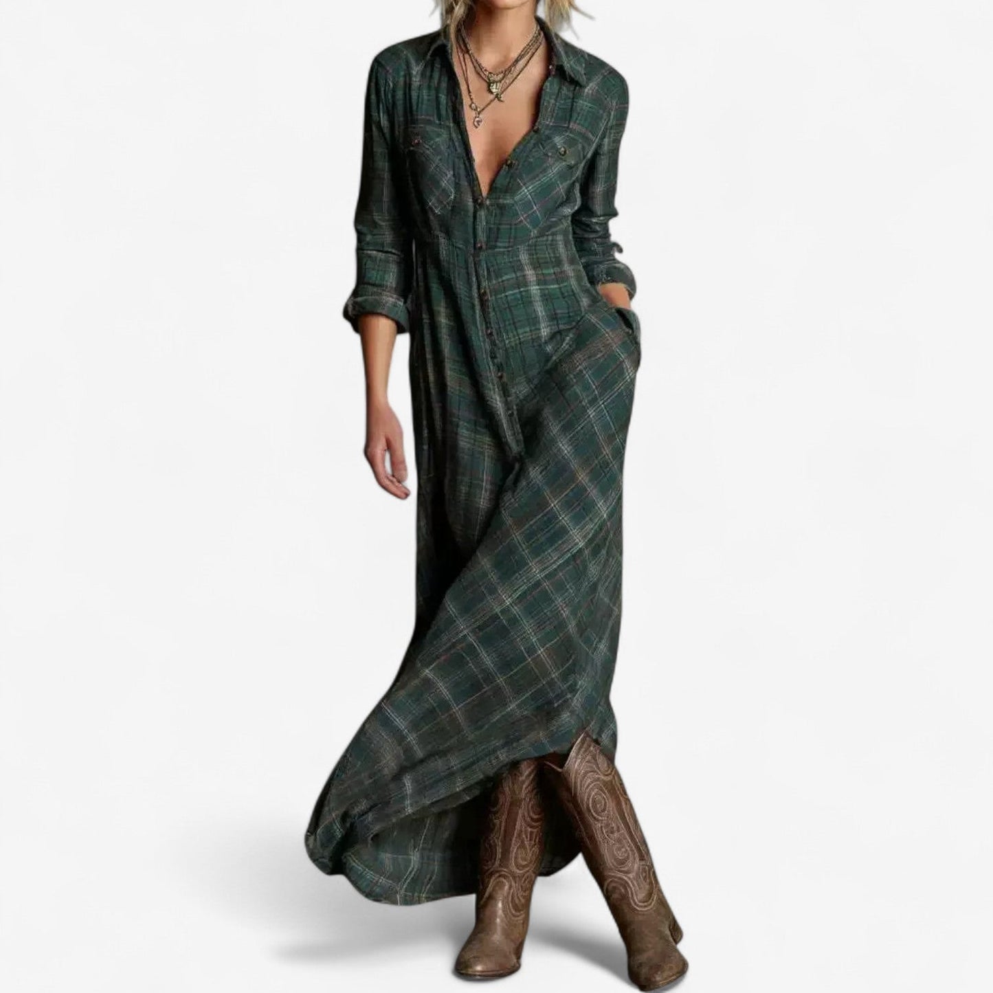 Cécile™ Maxi Chemise Intemporelle