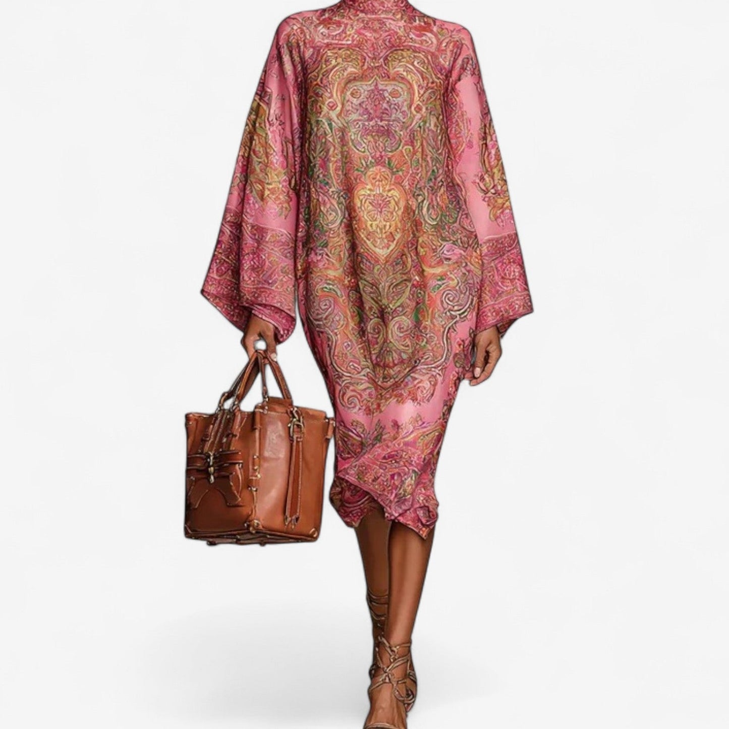 Baud™ Robe Caftan Imprimée