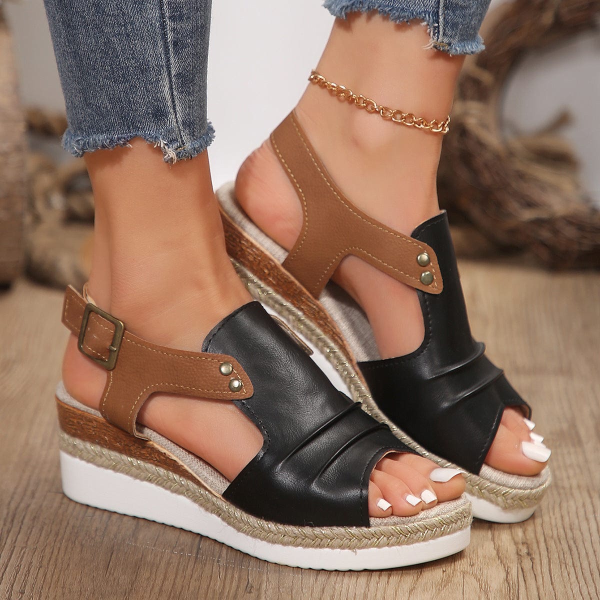 Sandálias Wedge Julia