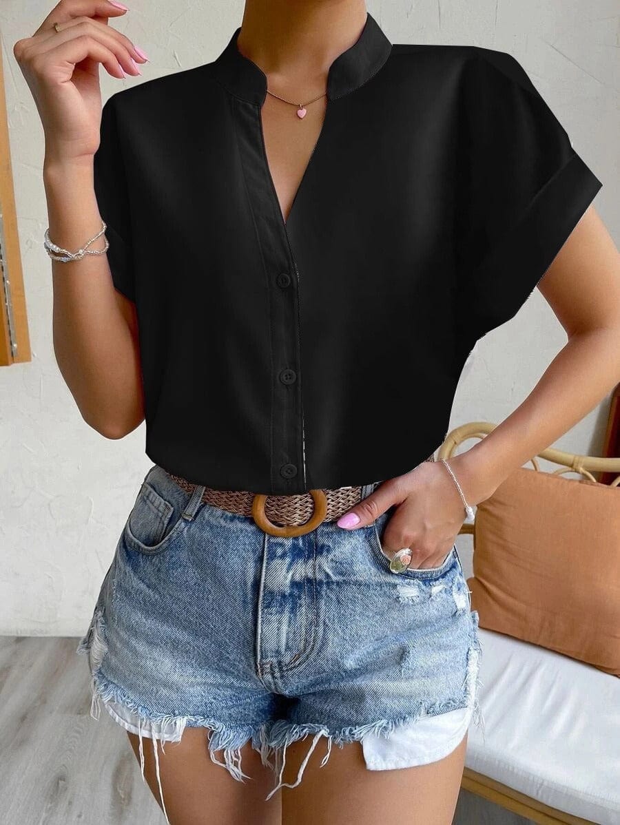 Blusa Elara de Seda-Fluida