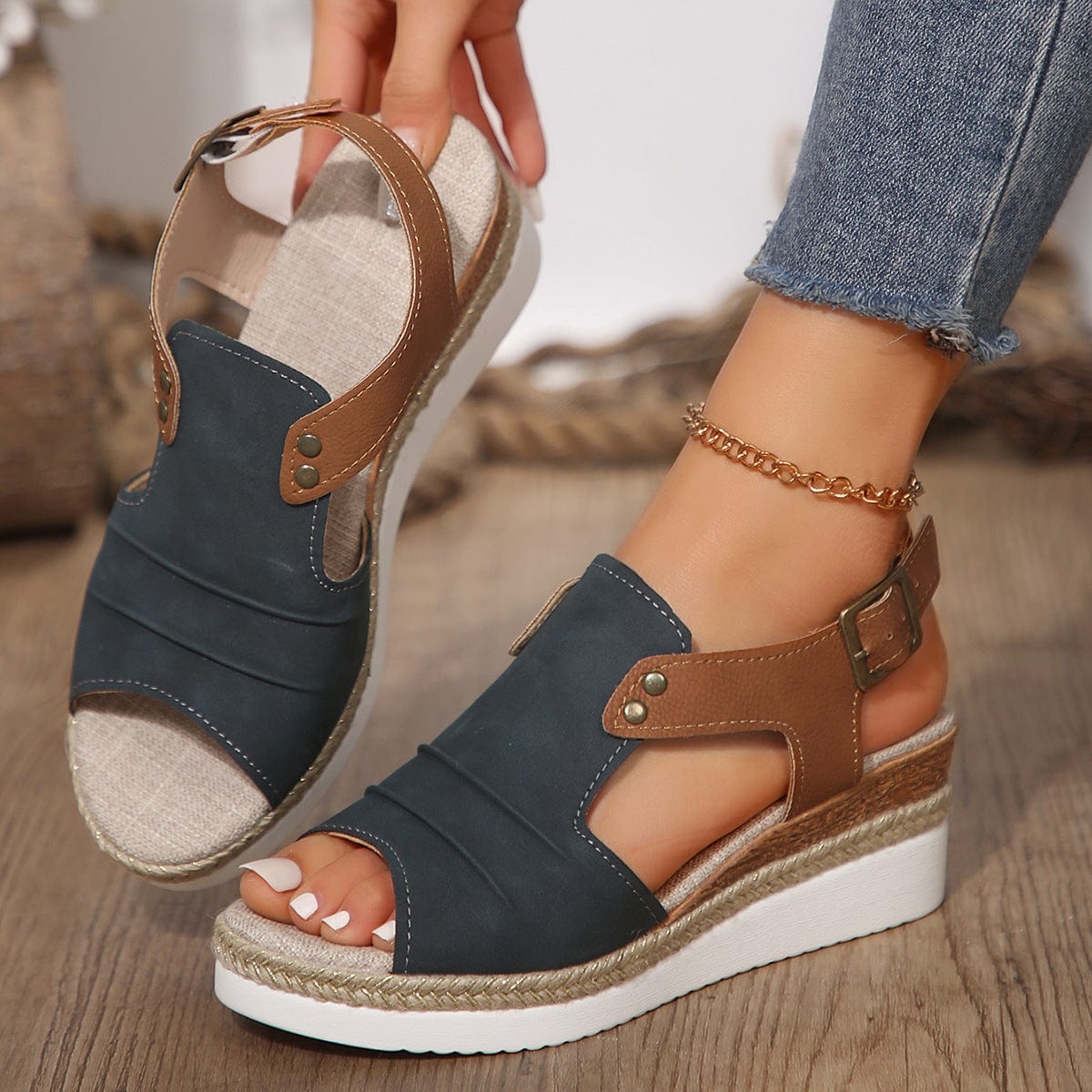 Sandálias Wedge Julia