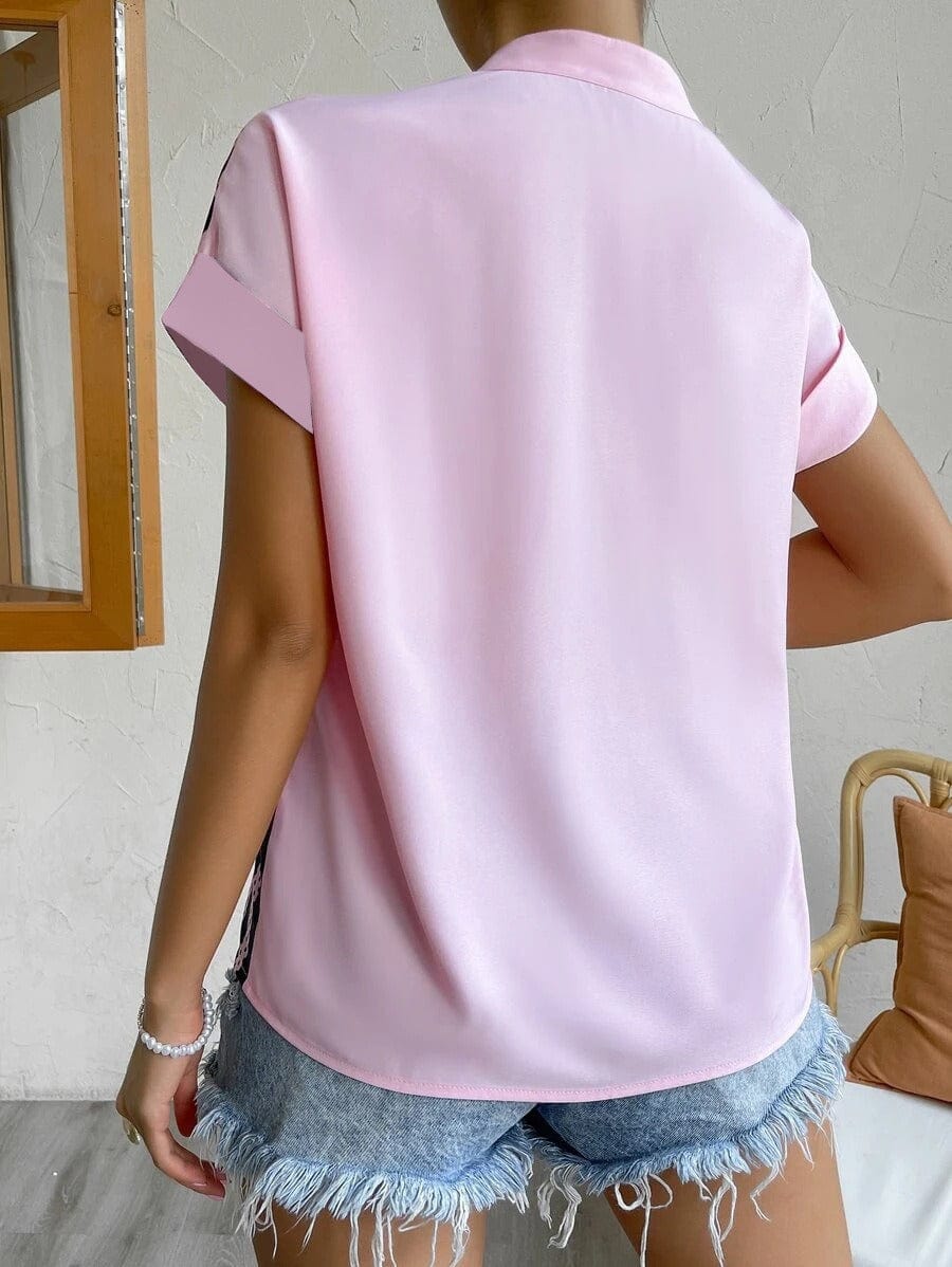 Blusa Elara de Seda-Fluida