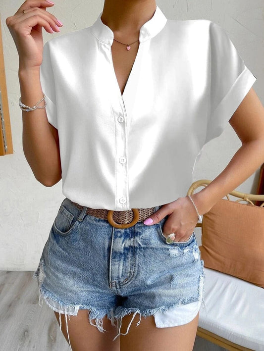 Blusa Elara de Seda-Fluida