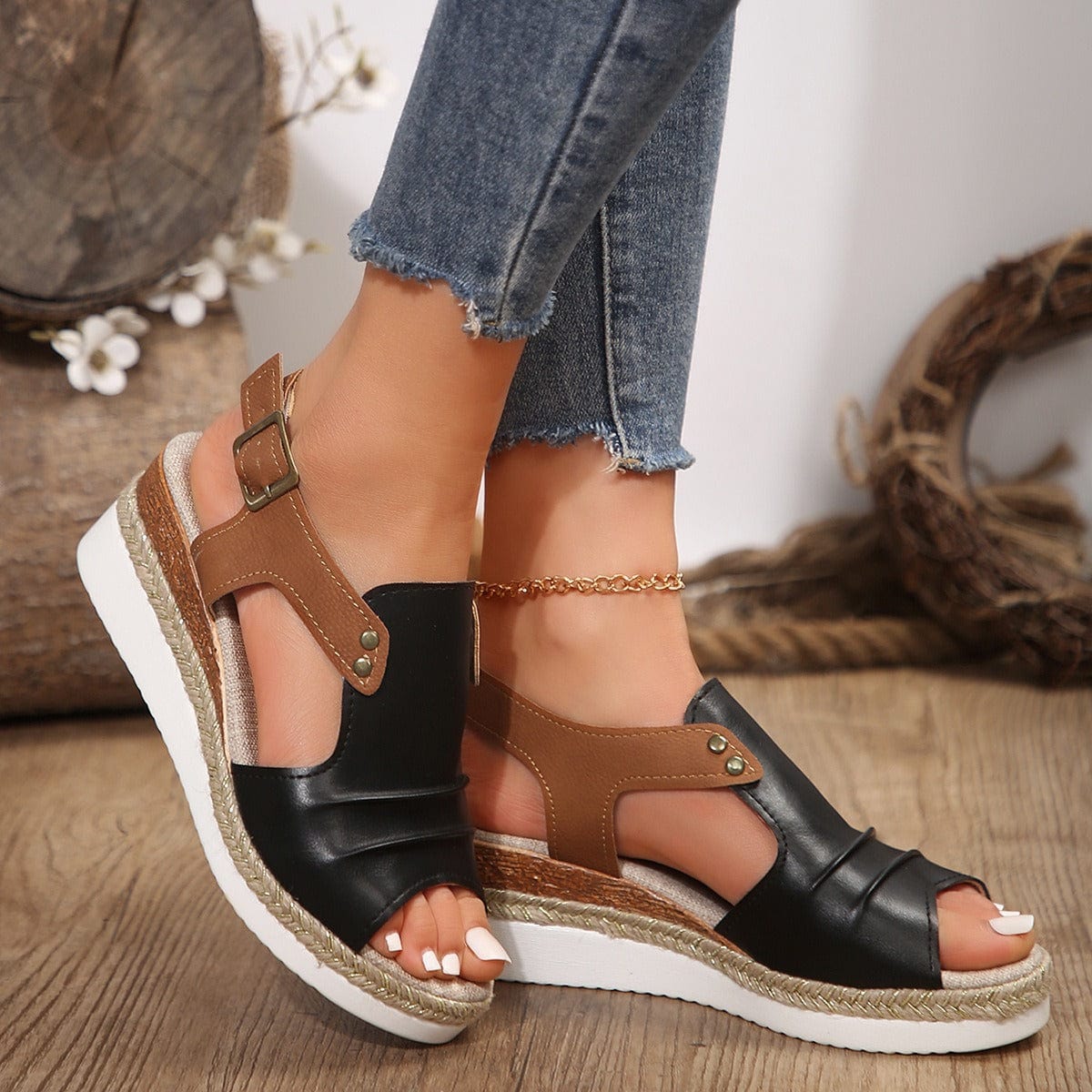 Sandálias Wedge Julia