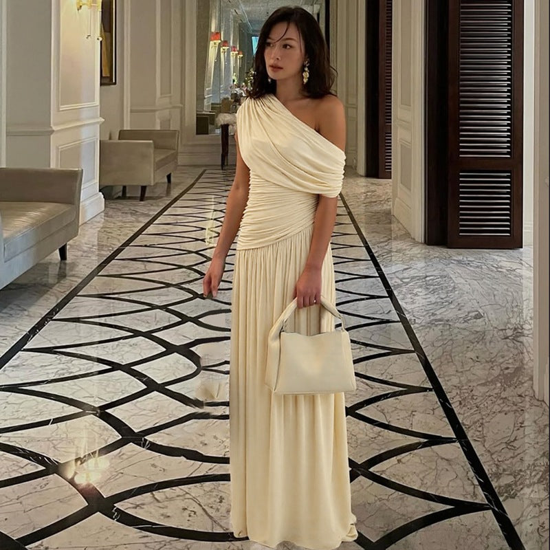 ROSETTA™ - Vestido Maxi de Festa Elegante com Um Ombro