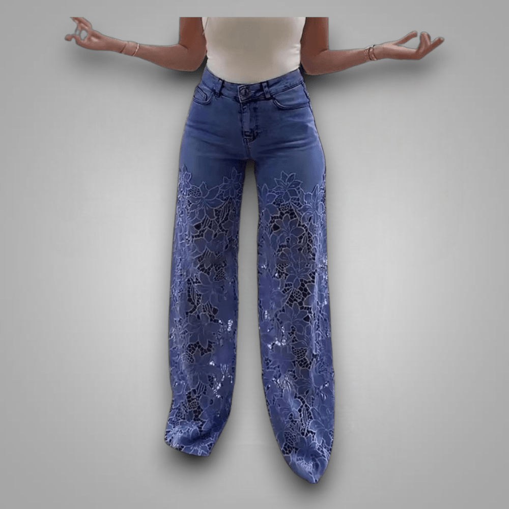 Jeans Denim Lacera