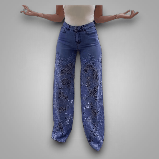 Jeans Denim Lacera