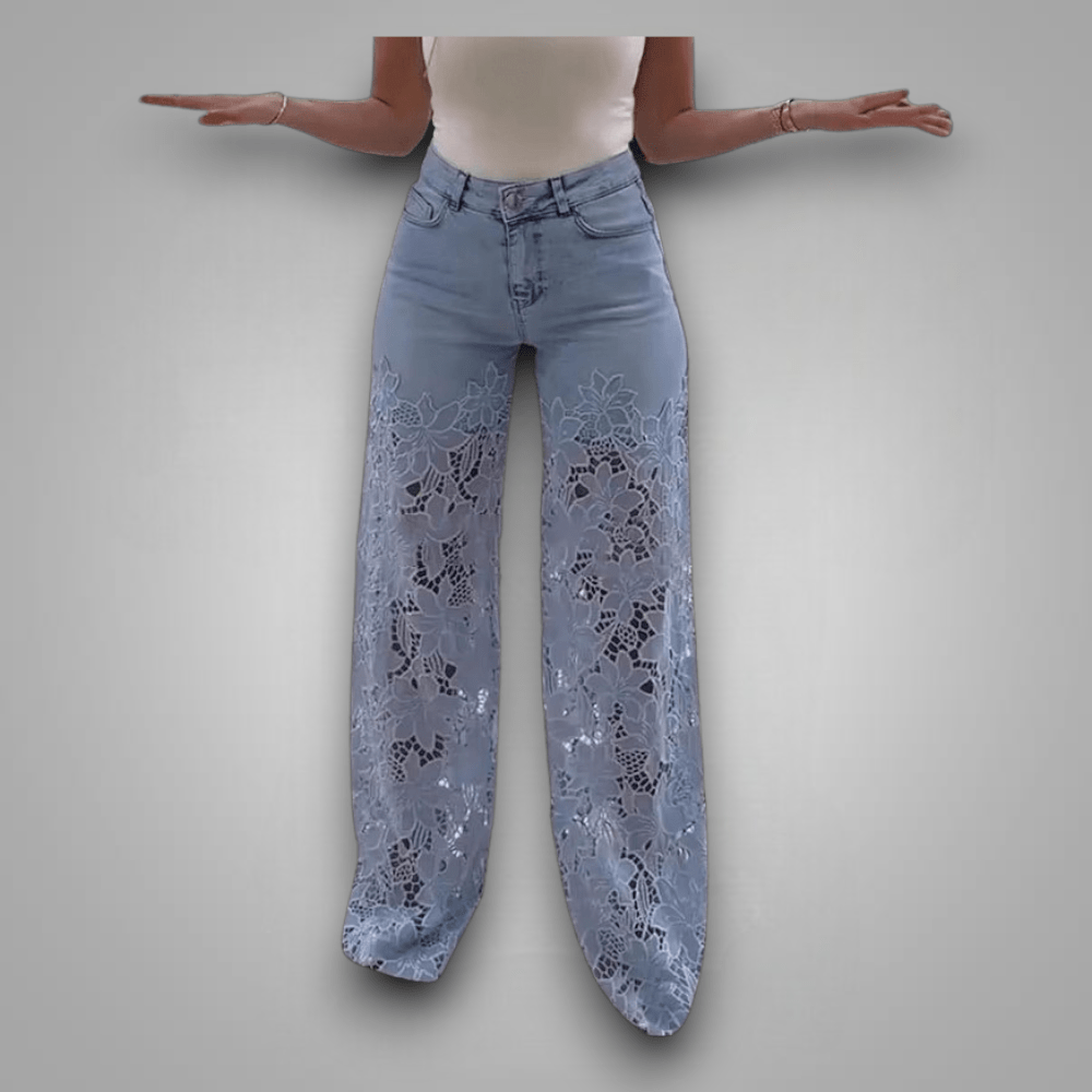 Jeans Denim Lacera