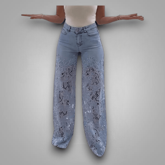 Jeans Denim Lacera