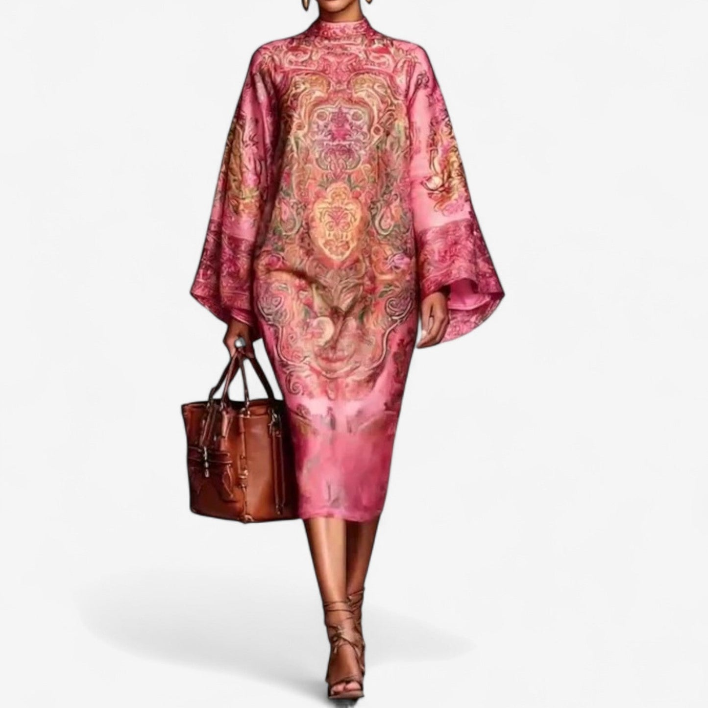 Baud™ Robe Caftan Imprimée