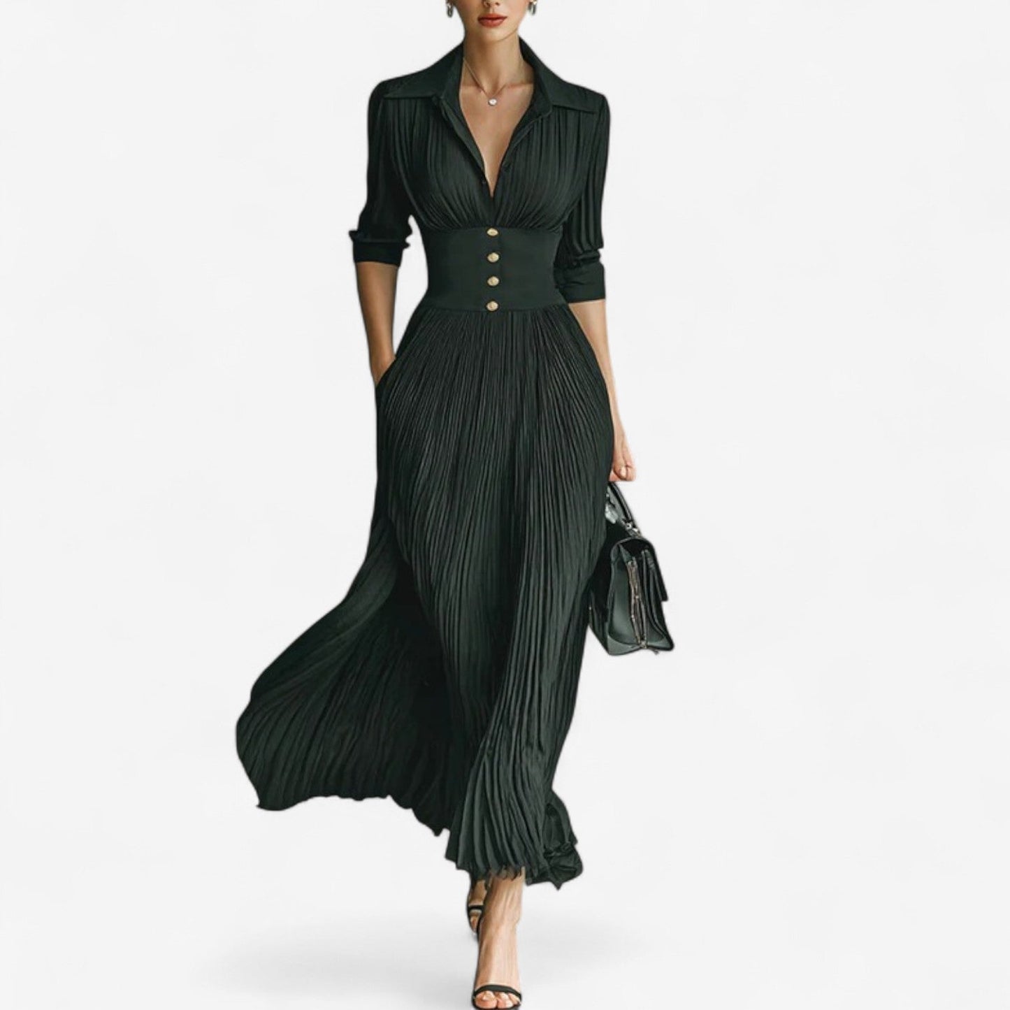 Carine™ Maxi plissado