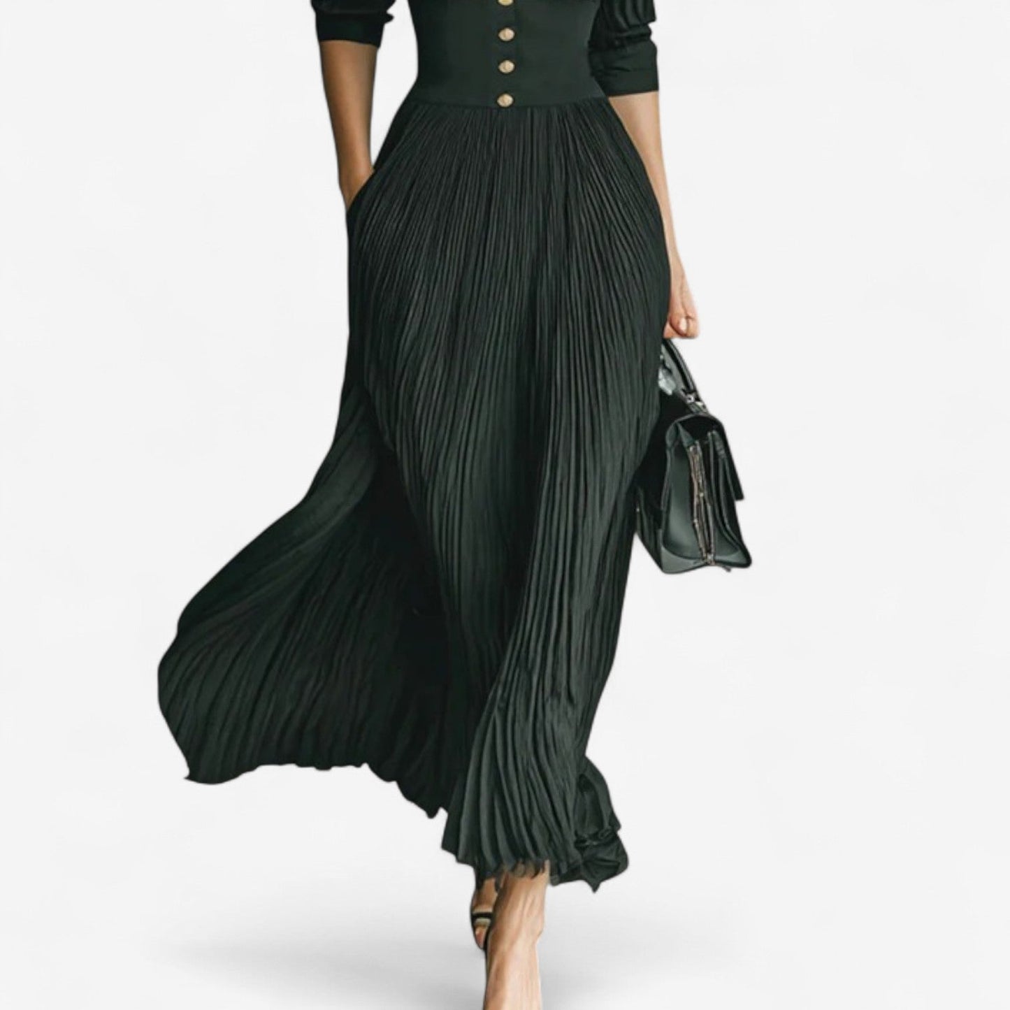 Carine™ Maxi plissado