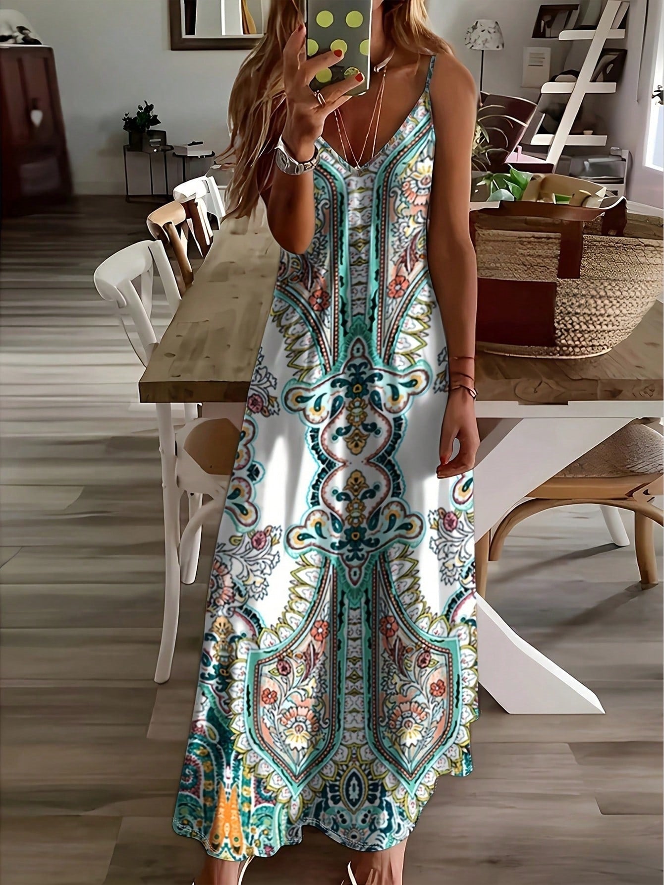 ROSARIO™ - Vestido Maxi Sem Mangas Chic de Verão