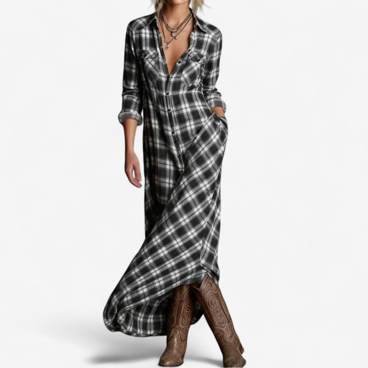 Cécile™ Maxi Chemise Intemporelle