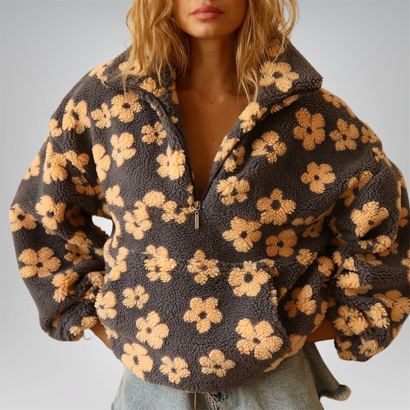 Blusa de Lã Quentinha Bloom