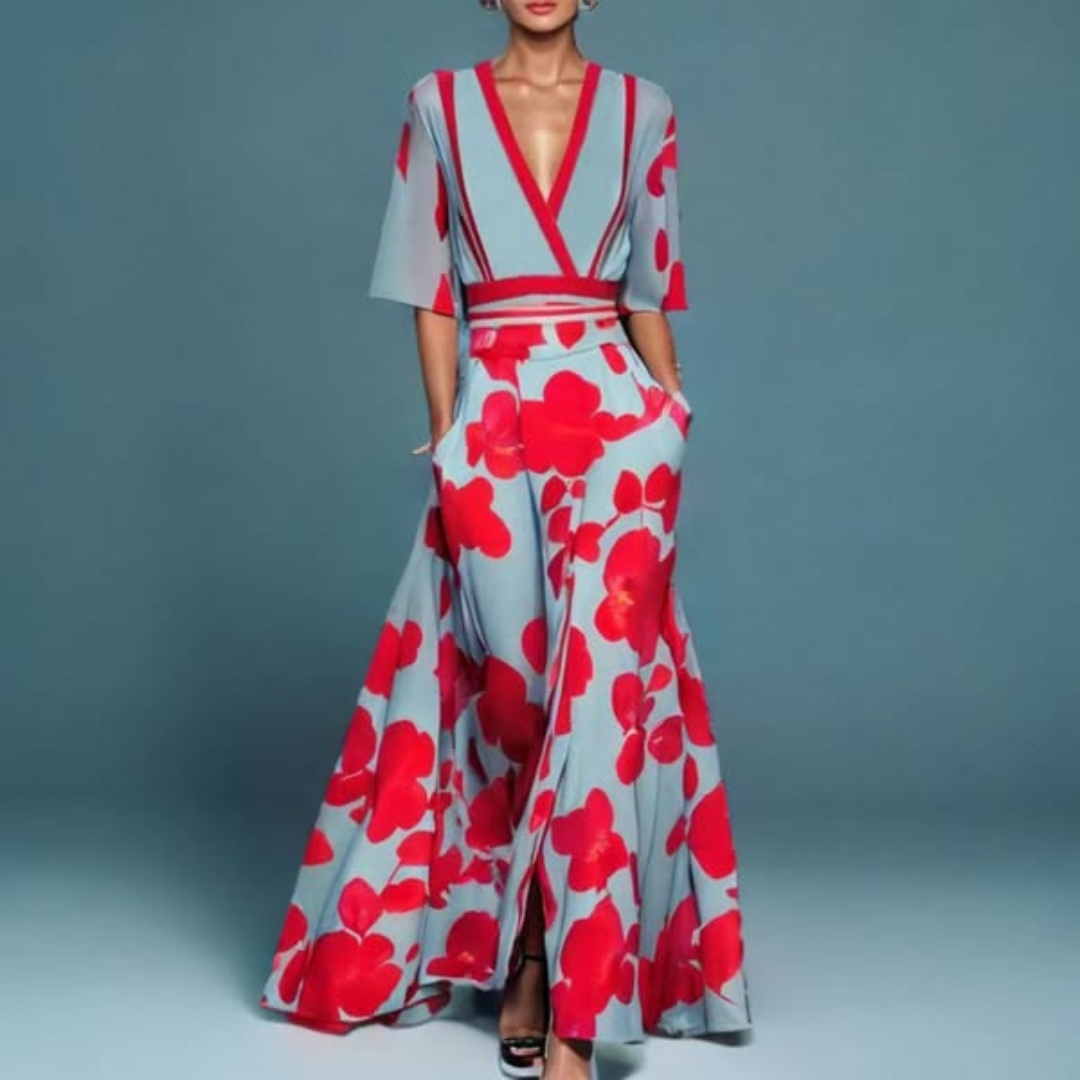 Michelle™ - Vestido Floral Elegante