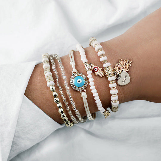 Pacote de Pulseiras Hamsa