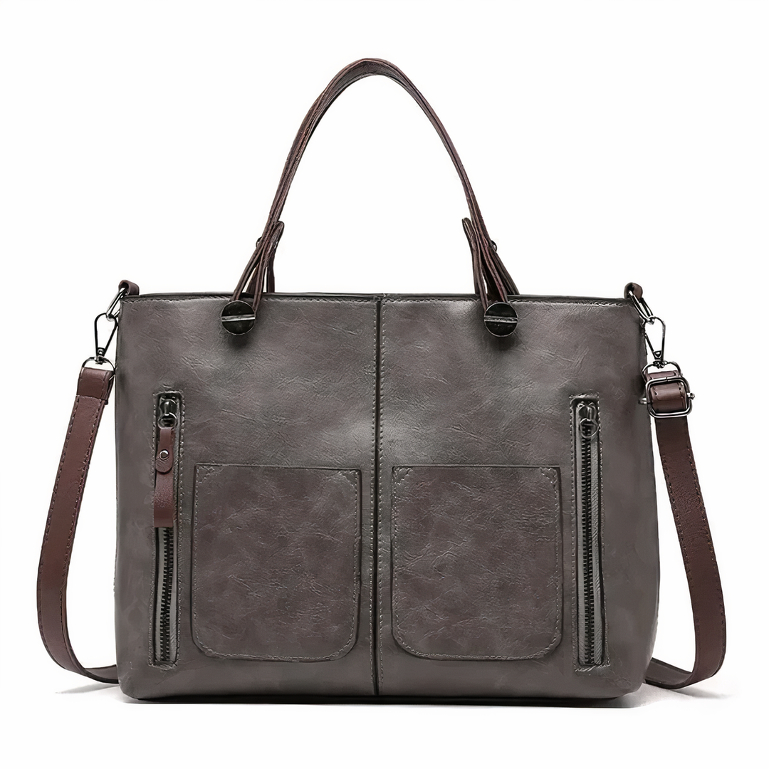 Nancy - Bolsa de Ombro Elegância Atemporal em Couro