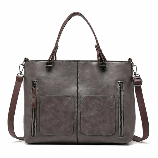 Nancy - Bolsa de Ombro Elegância Atemporal em Couro