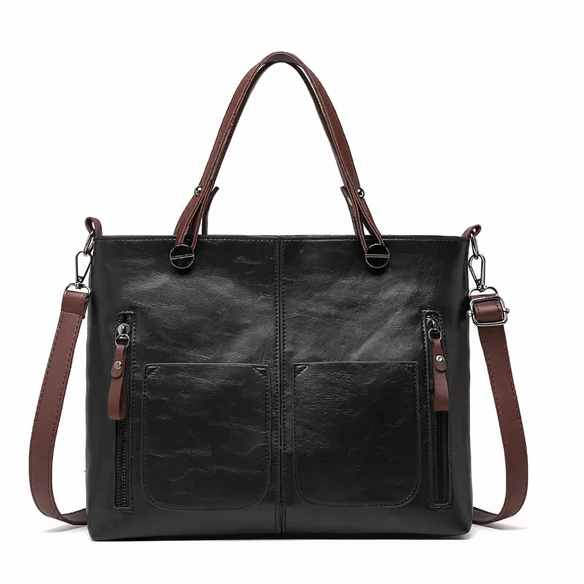 Nancy - Bolsa de Ombro Elegância Atemporal em Couro