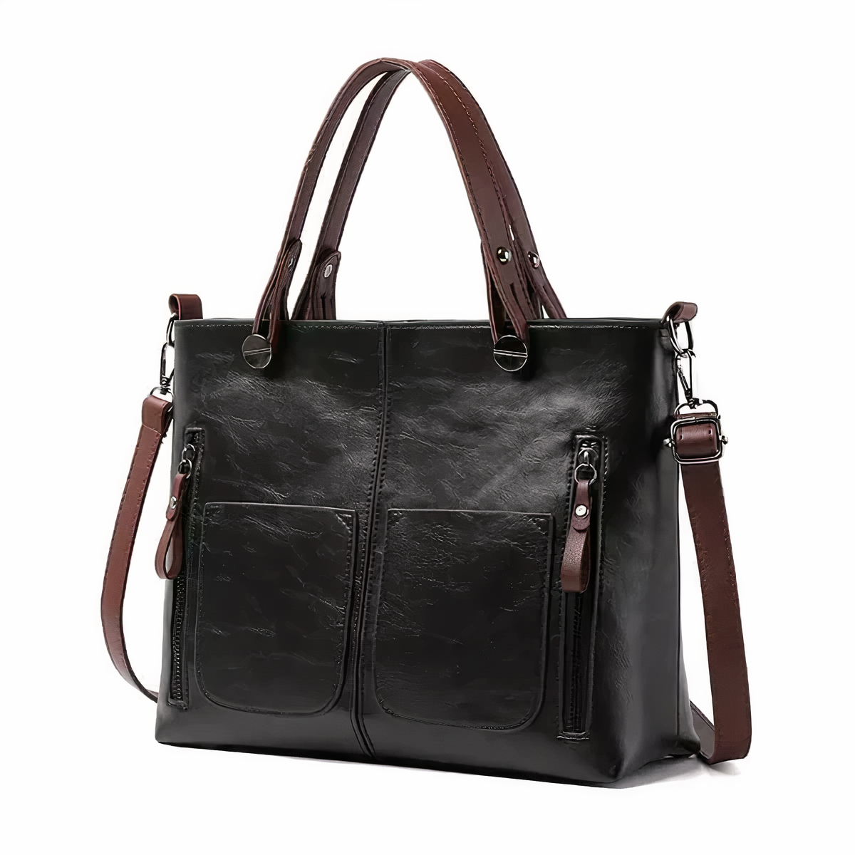Nancy - Bolsa de Ombro Elegância Atemporal em Couro