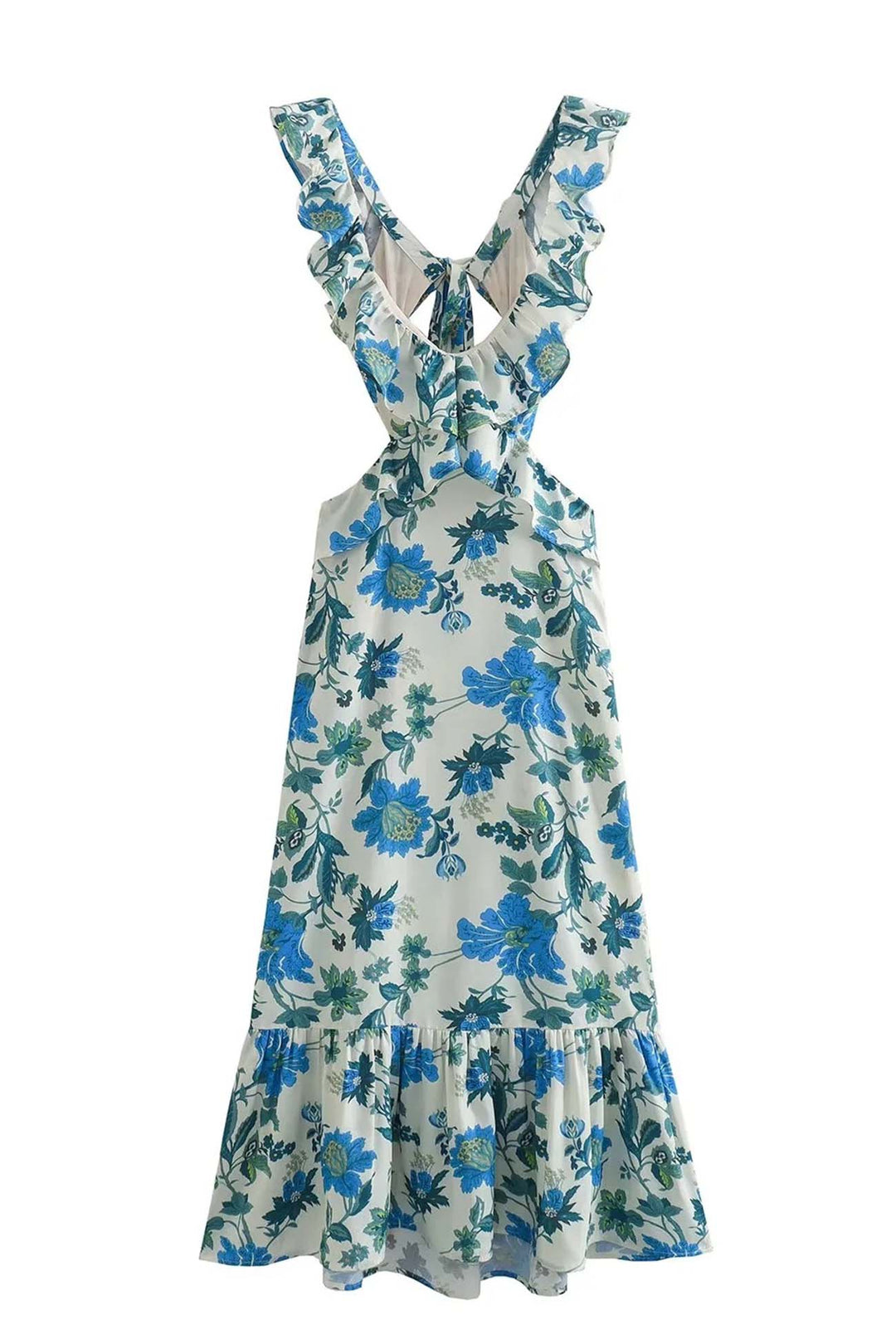 Ariella | Vestido Floral com Babados