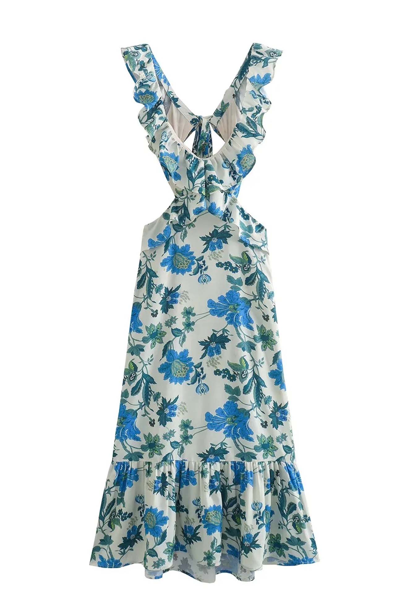 Ariella | Vestido Floral com Babados
