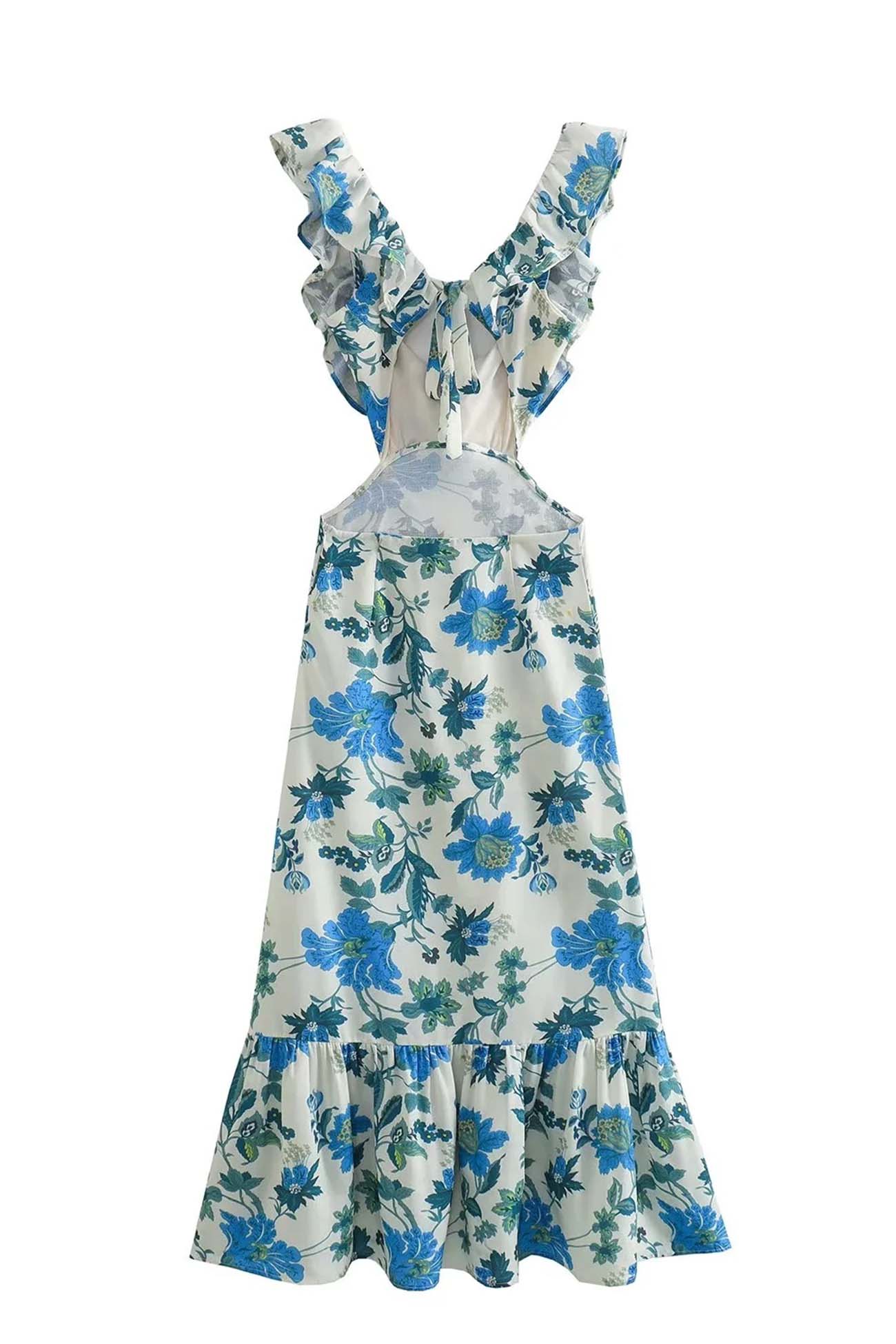 Ariella | Vestido Floral com Babados
