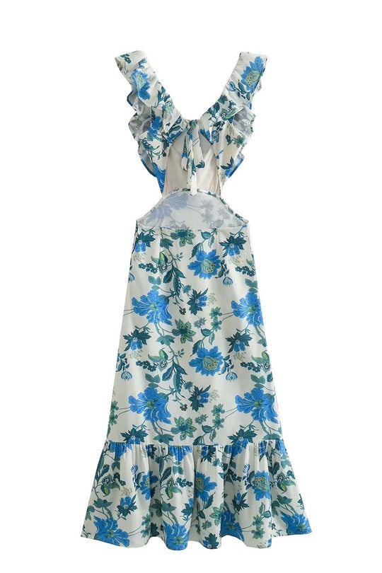 Ariella | Vestido Floral com Babados