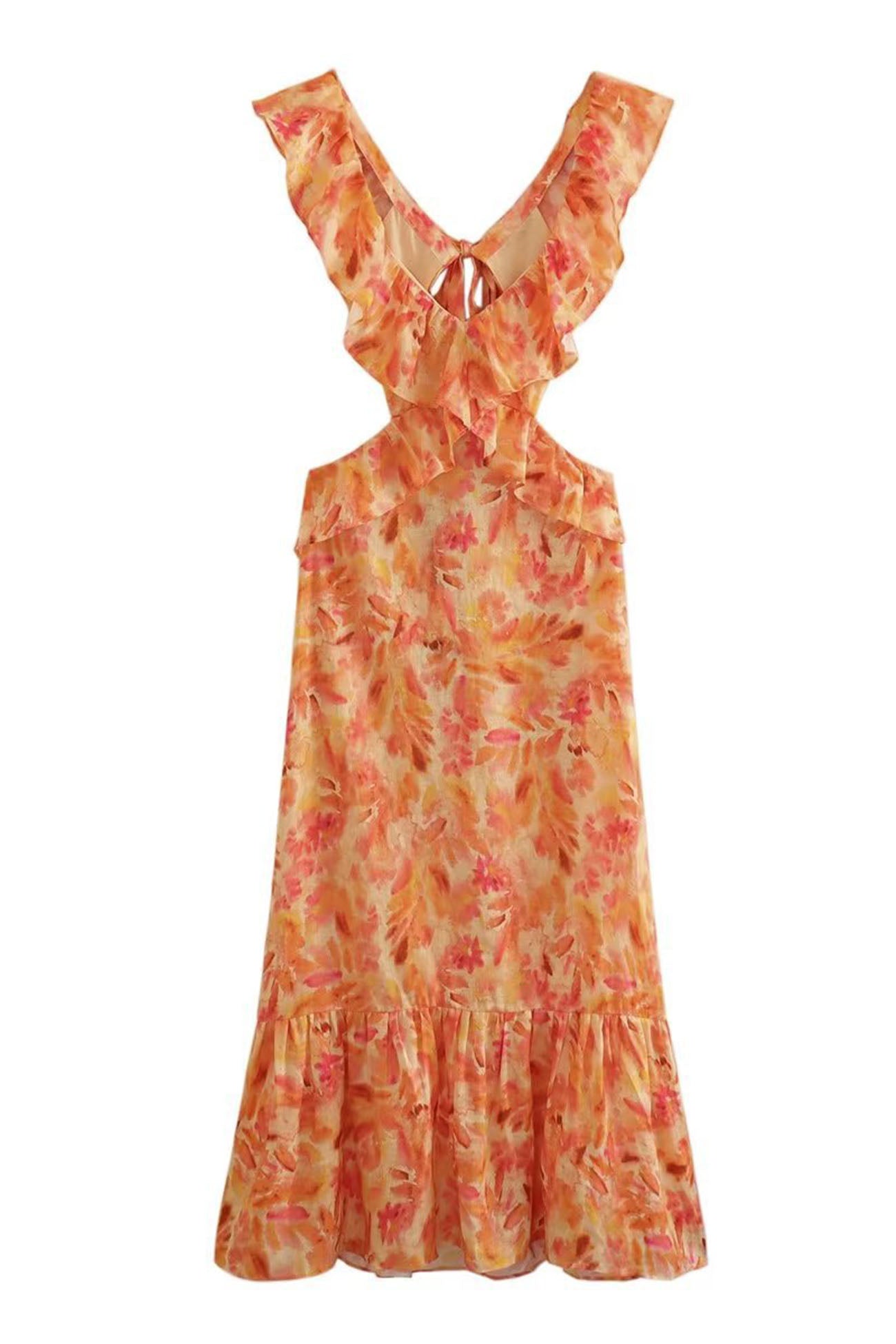 Ariella | Vestido Floral com Babados