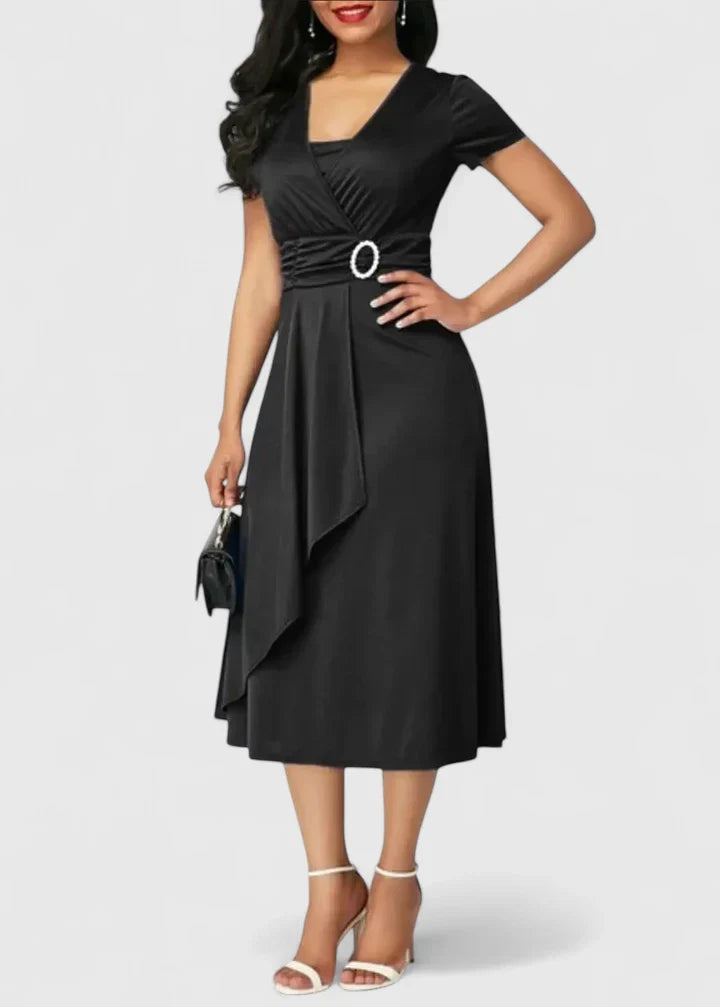 Zhyrelle | Vestido Midi Elegante